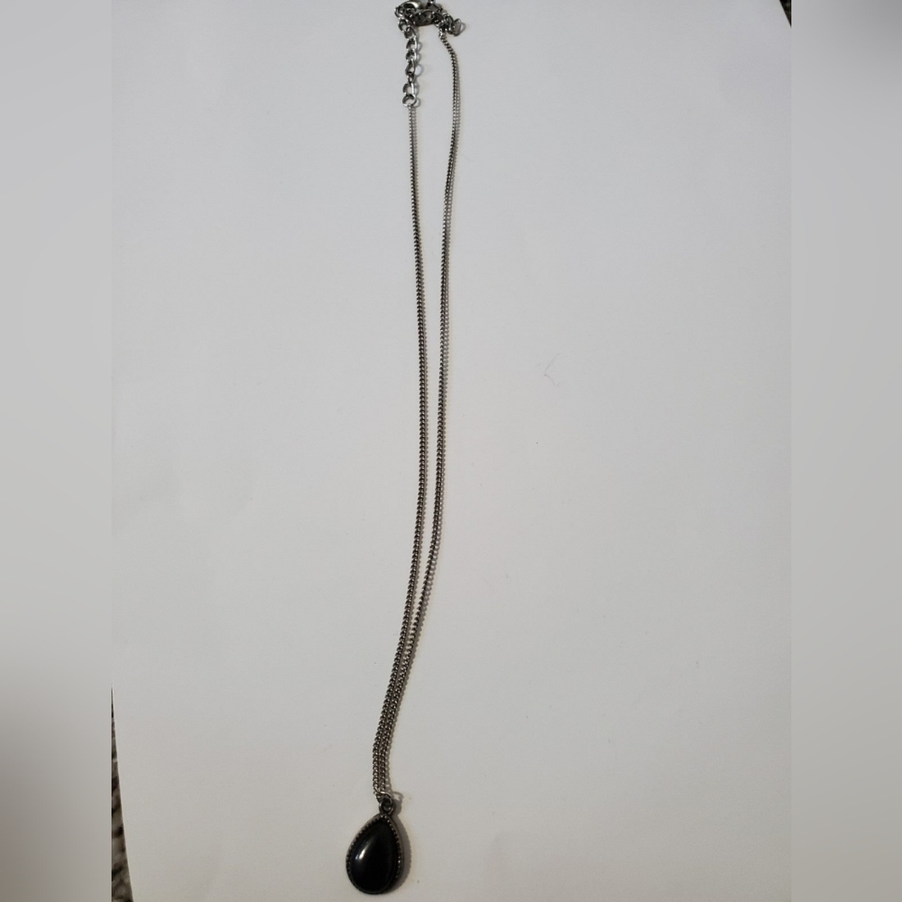 Long Black Necklace - Picture 2 of 2